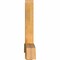 Ekena Millwork Bellingham Rough Sawn Timber Gable Bracket, Western Red Cedar, 96"W x 40"H x 6"D x 6"F, 10/12 Pitch GBW096X40X0606BEL00RWR - alternate 4
